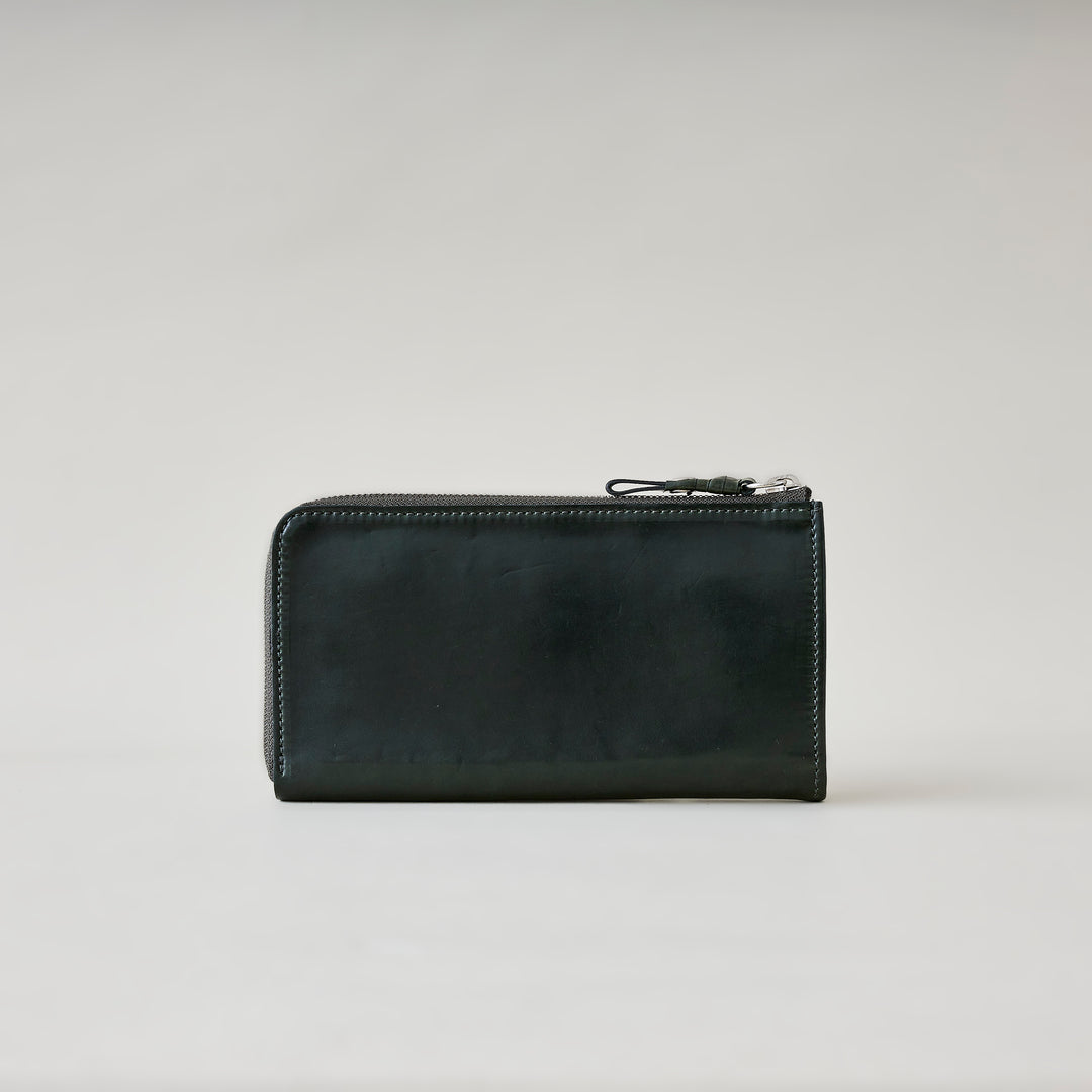 j*a様 こつこつウォレット大　BLACK tower wallet / co15sstw010a / cordovan – cornelian taurus by