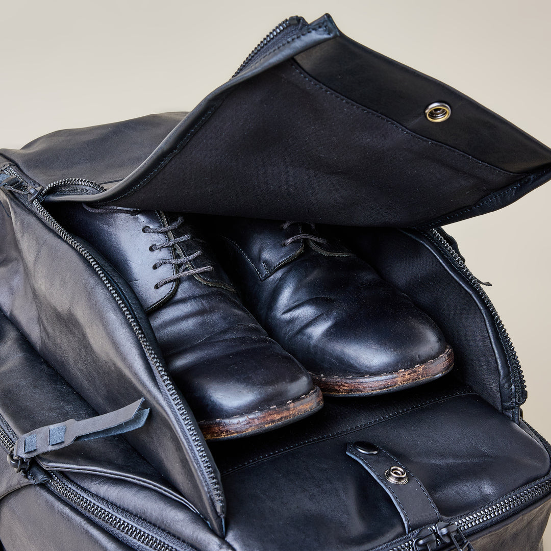 athletic sack / co24ssas010 / W pit shrink leather athletic sack / co24ssas010 / W pit shrink leather