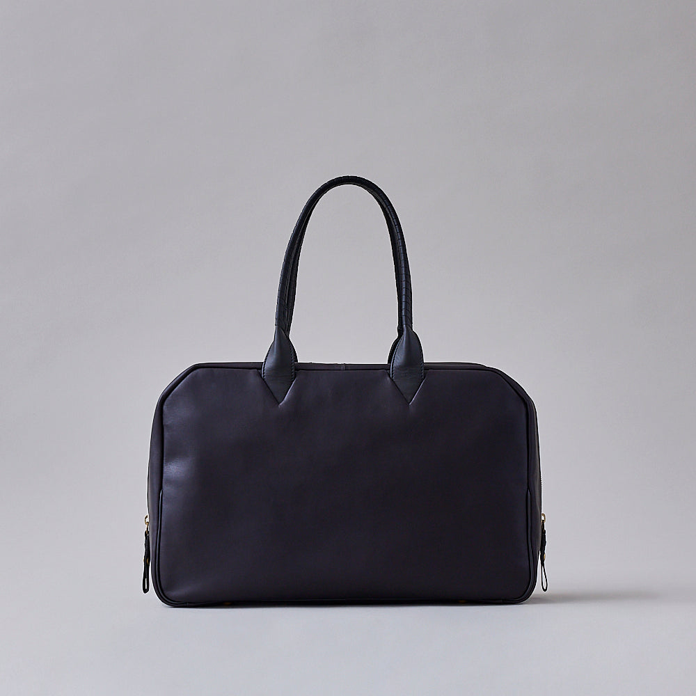 cowcowさま専用 corner boston M / co25fwcb010 / tea husk leather(cow leather