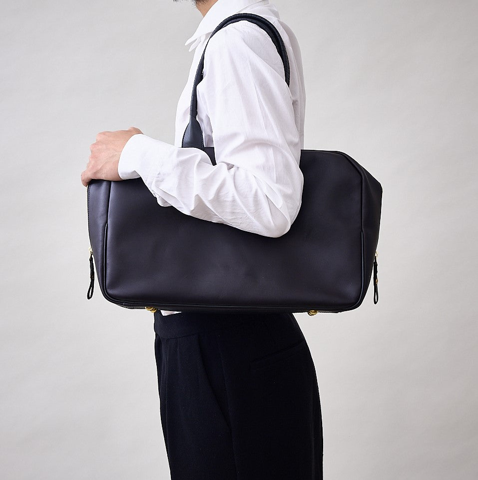 corner boston M / co25fwcb010 / tea husk leather(cow leather