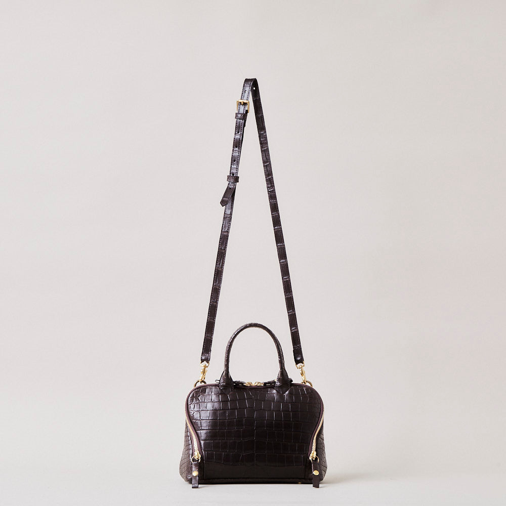 motion mini / co21ssmm040 / crocodile leather – cornelian taurus